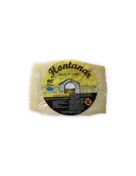 Queso semicurado de oveja
 Peso-Aprox. 400 - 500 gr