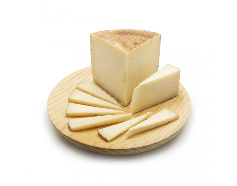 Queso curado de leche cruda