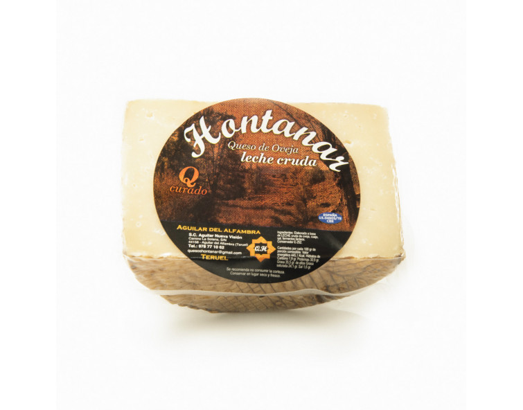 Queso curado de leche cruda